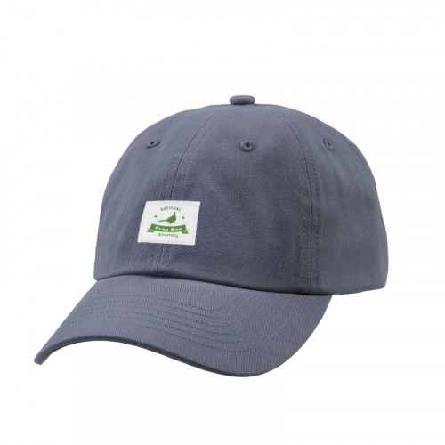 【團購商品，10個起做】東華日系風格布標老帽_石藍/煙燻粉(可混色)