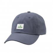 【團購商品，10個起做】東華日系風格布標老帽_石藍/煙燻粉(可混色)