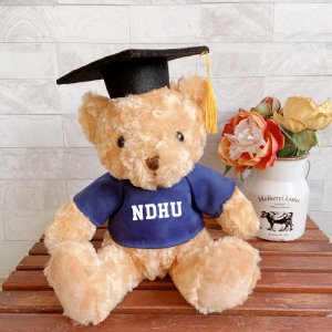 【團購商品，10隻起做】NDHU畢業小熊_藍