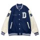 NDHU美式經典棒球外套_靜謐藍