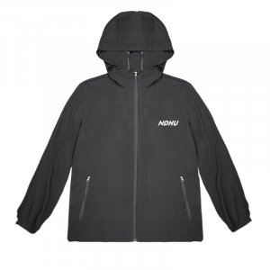 【10件起做,可來圖客製】NDHU輕量機能防潑水風衣外套_黑