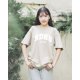 【夏季新品，下單即出】NDHU好涼的寬版短T_花生冰(淺卡其)