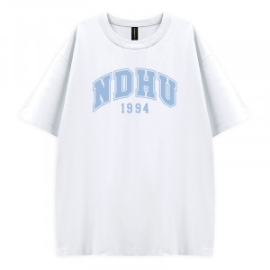 【夏季新品，下單即出】NDHU好涼的寬版短T_雪花冰(白)