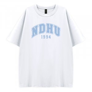 【夏季新品，下單即出】NDHU好涼的寬版短T_雪花冰(白)