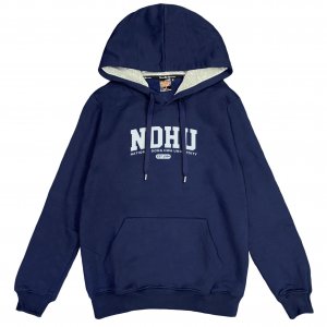 NDHU經典款刷毛帽T_深藍