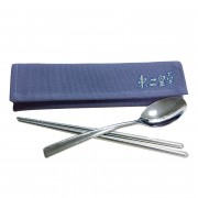 【團購商品，10個起做】東華環保餐具二入組_藍