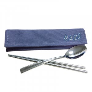 【團購商品，10個起做】東華環保餐具二入組_藍