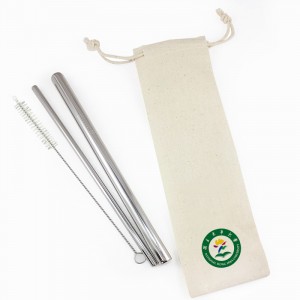 【團購商品，10個起做】東華校徽款環保吸管三入組_米白