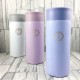 【團購商品，10個起做】NDHU校徽款療癒系304輕巧保溫瓶200mL_粉藍/珍珠白/粉紫