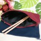 【團購商品，10個起做】NDHU環頸雉簡約生活布標帆布筆袋_酒紅(完售)/墨綠/米白/丈青