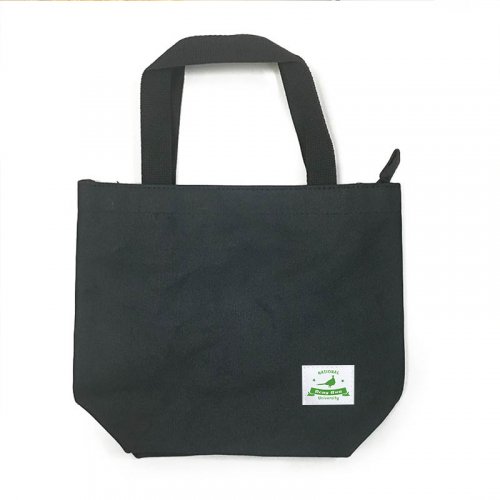【團購商品，10個起做】NDHU環頸雉簡約生活布標輕巧帆布手提袋_黑