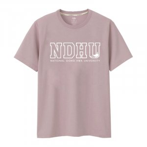 【30件起做，可來圖客製】NDHU鏤空款純棉短T_乾燥玫瑰粉