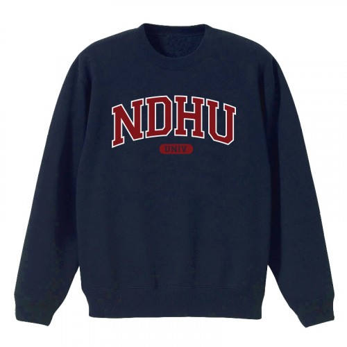 【最後15件，售完不補】NDHU經典款美式大學T_深藍