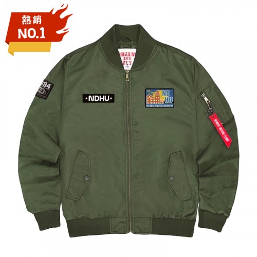 NDHU FORCE MA-1飛行夾克2.0_軍綠 NDHU FORCE MA-1飛行夾克2.0_軍綠